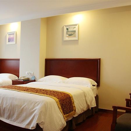 Greentree Inn Jiangsu Suzhou Kunshan High Speed Rail Station Hengshan Road Express Hotel Eksteriør bilde