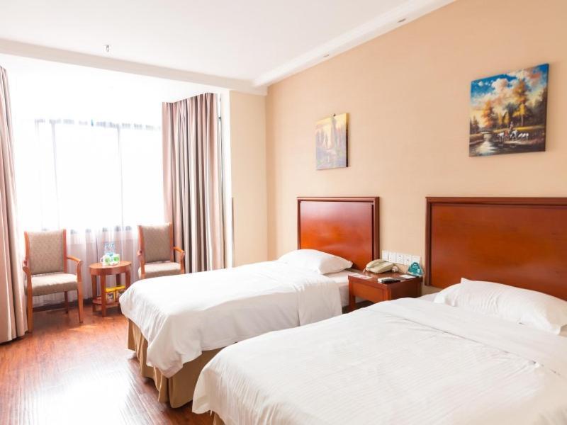 Greentree Inn Jiangsu Suzhou Kunshan High Speed Rail Station Hengshan Road Express Hotel Eksteriør bilde