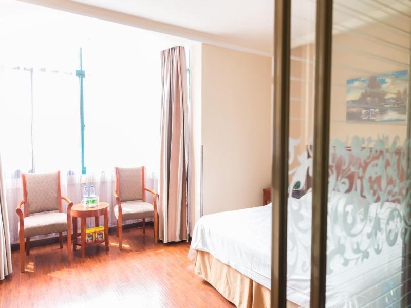Greentree Inn Jiangsu Suzhou Kunshan High Speed Rail Station Hengshan Road Express Hotel Eksteriør bilde