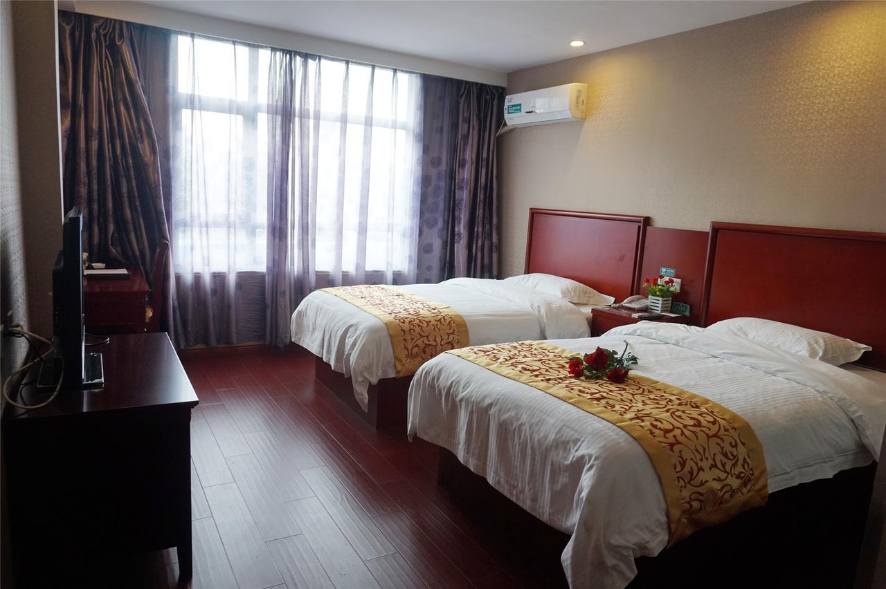 Greentree Inn Jiangsu Suzhou Kunshan High Speed Rail Station Hengshan Road Express Hotel Eksteriør bilde