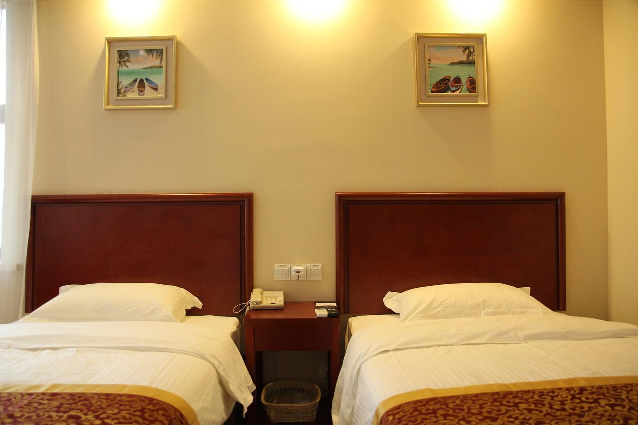 Greentree Inn Jiangsu Suzhou Kunshan High Speed Rail Station Hengshan Road Express Hotel Eksteriør bilde