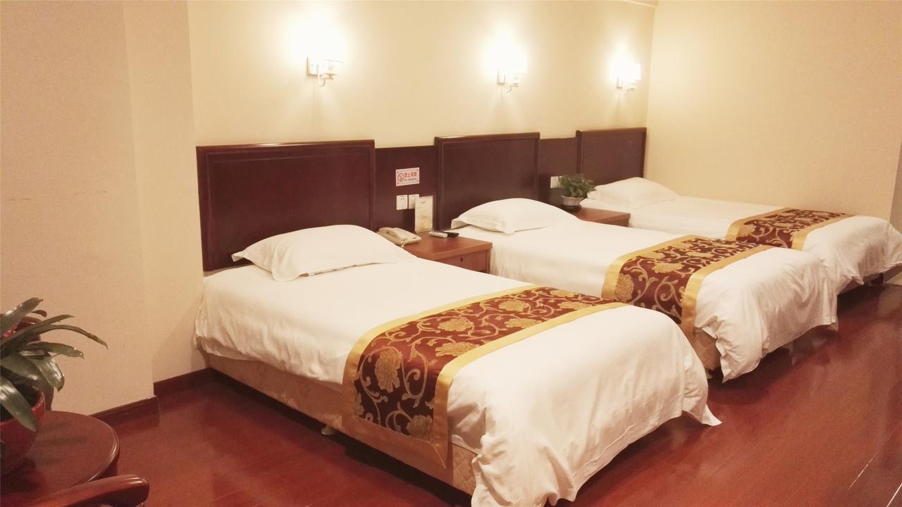 Greentree Inn Jiangsu Suzhou Kunshan High Speed Rail Station Hengshan Road Express Hotel Eksteriør bilde