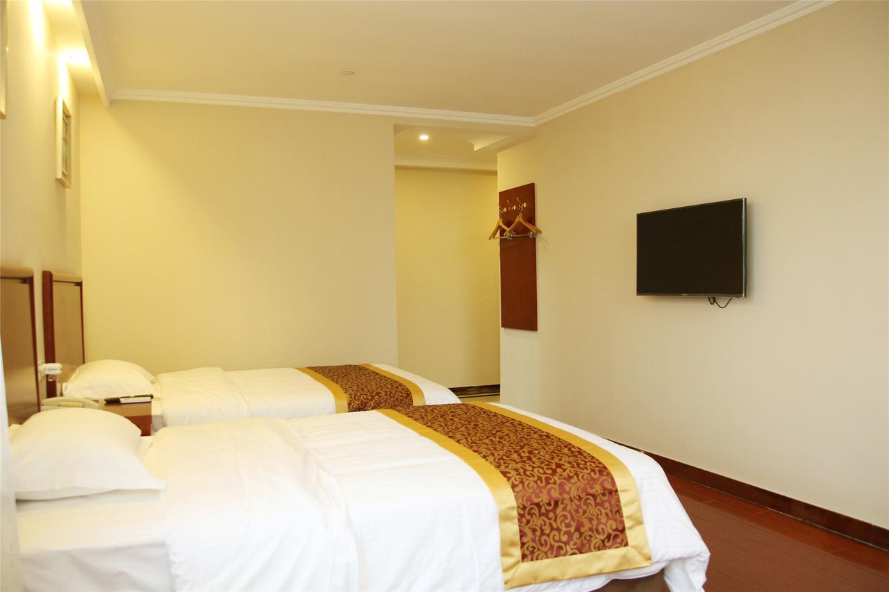 Greentree Inn Jiangsu Suzhou Kunshan High Speed Rail Station Hengshan Road Express Hotel Eksteriør bilde