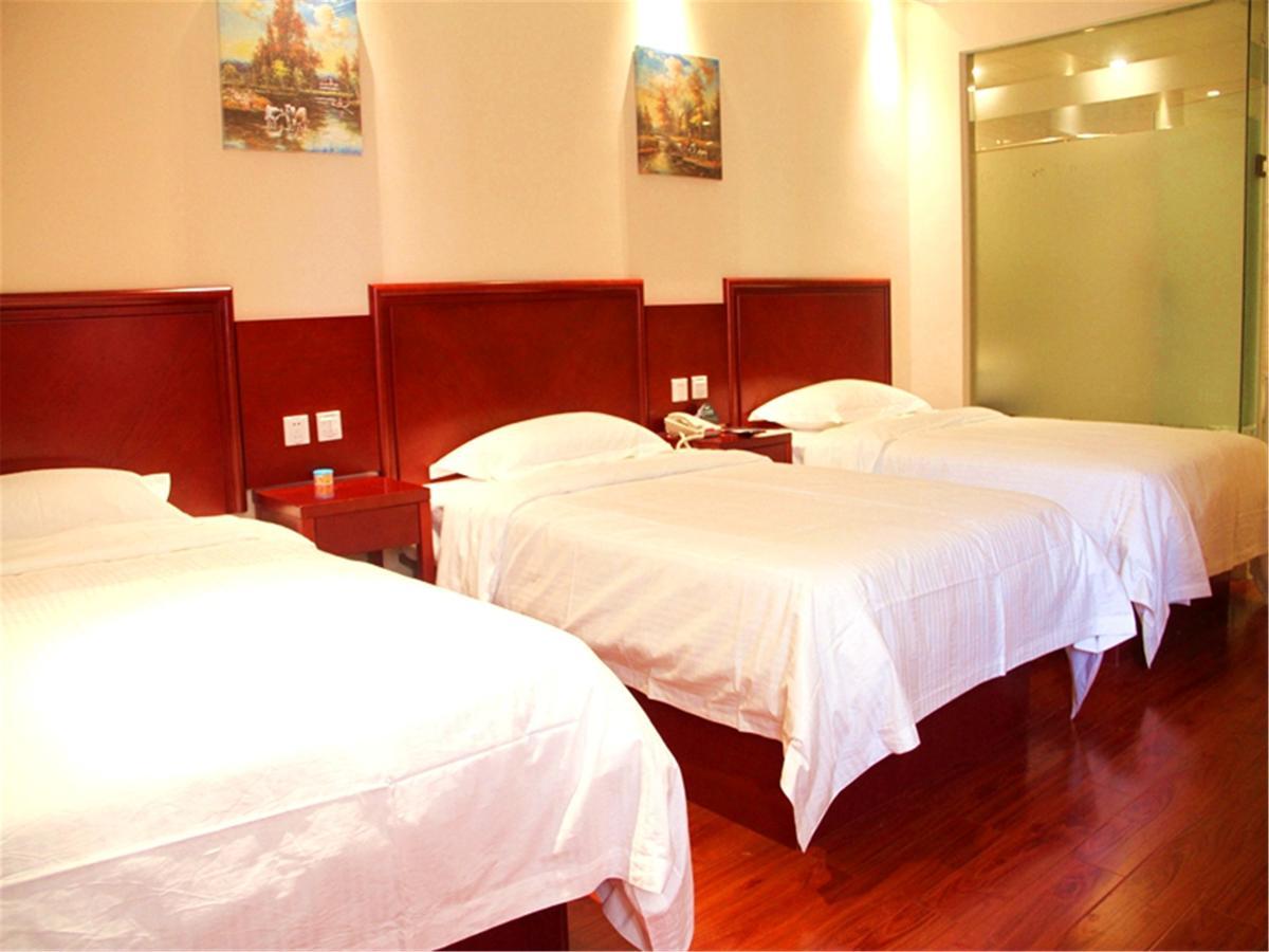 Greentree Inn Jiangsu Suzhou Kunshan High Speed Rail Station Hengshan Road Express Hotel Eksteriør bilde