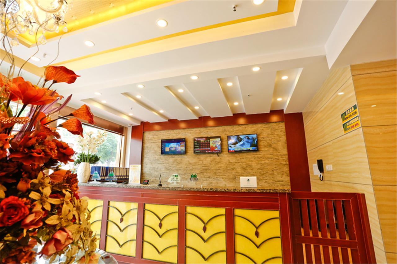 Greentree Inn Jiangsu Suzhou Kunshan High Speed Rail Station Hengshan Road Express Hotel Eksteriør bilde