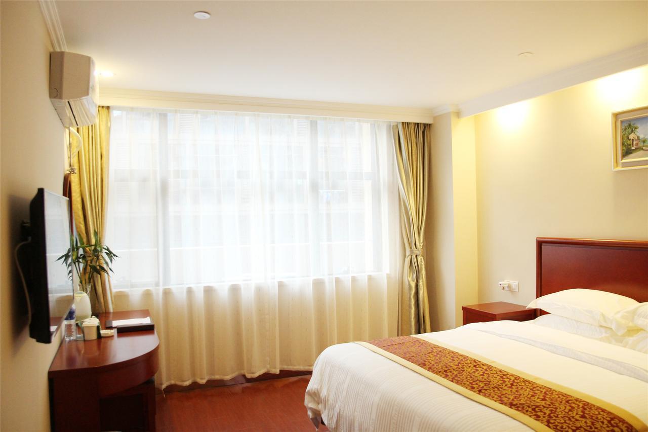 Greentree Inn Jiangsu Suzhou Kunshan High Speed Rail Station Hengshan Road Express Hotel Eksteriør bilde