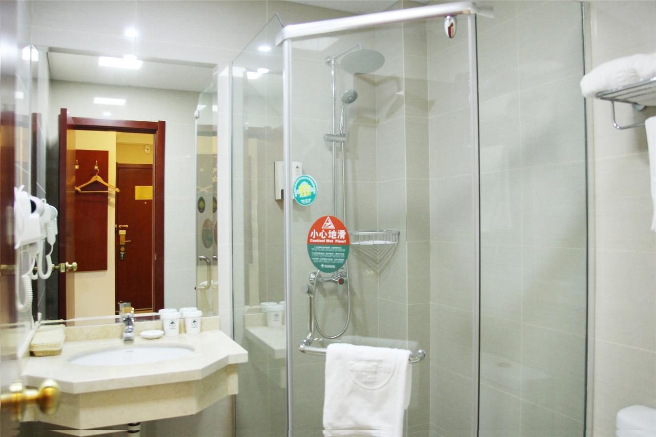 Greentree Inn Jiangsu Suzhou Kunshan High Speed Rail Station Hengshan Road Express Hotel Eksteriør bilde