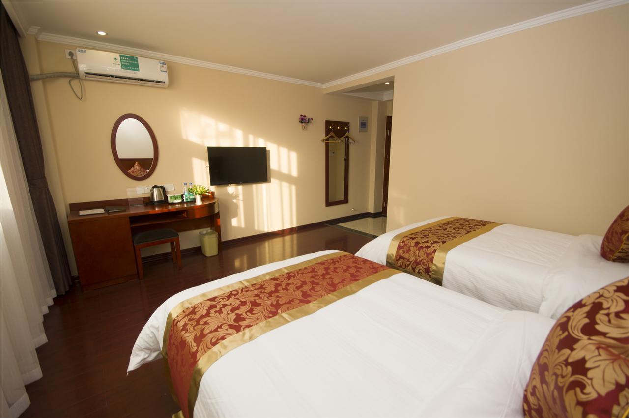 Greentree Inn Jiangsu Suzhou Kunshan High Speed Rail Station Hengshan Road Express Hotel Eksteriør bilde